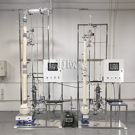 試驗室玻琍精餾塔-薄膜精餾試驗裝配-減壓蒸餾試驗裝配